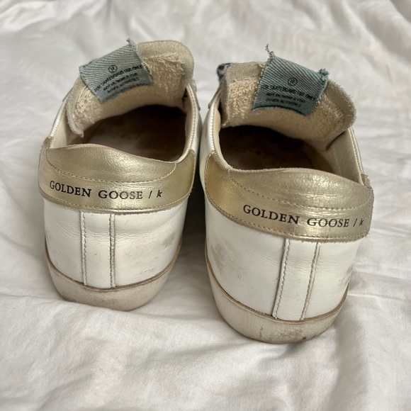Golden Goose Sneakers Super-Star sneakers with glitter and gold heel tab - Picture 4 of 7